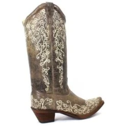 Corral Boots Corral Ladies Lisa Snip Distressed Brown Bone Embroidery Boots A1094 8 Corral Boots Corral Ladies Lisa Snip Distressed Brown Bone Embroidery Boots A1094 -Corral Boots 12 14b3cd26 255f 4b4d aa35 2cc9a42d6e11