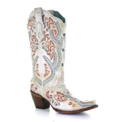 Corral Boots Women’s Corral Western Boots Handcrafted White