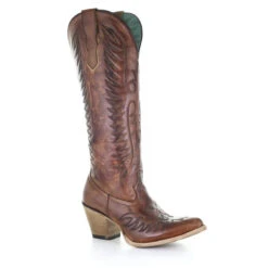 Women's Corral Boots Handcrafted Cognac