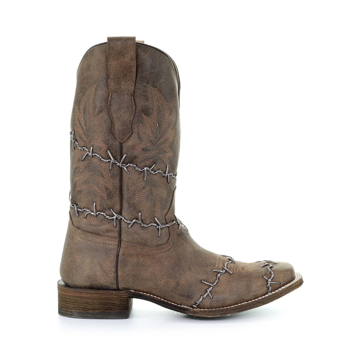 Corral Boots Men’s Corral Vicente Barb Wire Western Boots Handcrafted Brown 2 Corral Boots Men’s Corral Vicente Barb Wire Western Boots Handcrafted Brown - Image 2