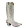 Corral Boots Women’s Corral Wings And Cross Western Boots Handcrafted White