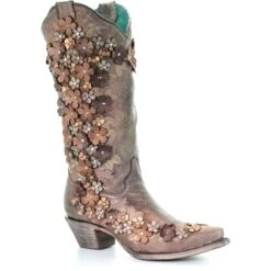 Corral Boots Women’s Corral Western Boots Handcrafted Tobacco