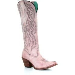 Corral Boots Women's Corral Leather Boots Handcrafted Pink