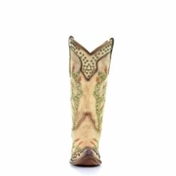 Corral Boots Women’s Corral Western Cactus Boots Handcrafted Tan -Corral Boots 4 35ed647d c1e2 43df ab7f 910438cccb12
