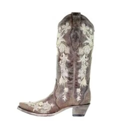 Corral Boots Corral Ladies Sweety Lisa Tobacco Studs Floral Embroidery Crystals Boots A3572 -Corral Boots 57 52ccee8a 4196 4a5d b654 103b0c821017