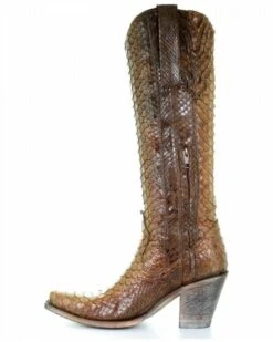 Corral Boots Corral Ladies Tan Full Python Snakeskin Zip-Up Knee-High Boots A3667 7 Corral Boots Corral Ladies Tan Full Python Snakeskin Zip-Up Knee-High Boots A3667 -Corral Boots 57 73a4d511 a06e 4747 aee1 c4a0fff56482
