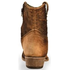 Corral Boots Corral Ladies Eudora Chocolate-Tan Lamb Abstract Shortie Boots C1064 -Corral Boots 57 91a42ba2 3c48 4476 84ae e483104009e0