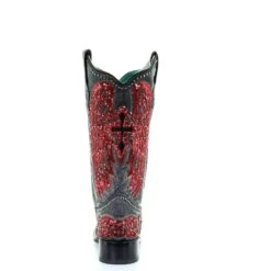 Corral Boots Corral Ladies Black & Red Wings, Cross Overlay & Studs Boots A3744 -Corral Boots 57 b6574aa9 c64a 4236 ad1e e3c63b6a64a9