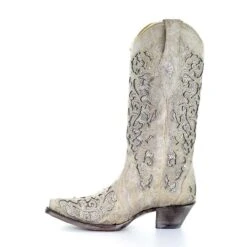 Corral Boots Women’s Corral Western Wedding Boots Handcrafted White 7 Corral Boots Women’s Corral Western Wedding Boots Handcrafted White -Corral Boots 5 d74affb8 83a3 41ff 8a04 a2102ba5bb56