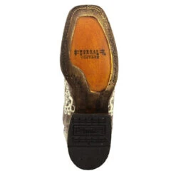 Corral Boots Corral Ladies Iconic Lisa Brown Crater Bone Embroidered Boots A2663 -Corral Boots 6 min af787eb3 ebc0 47f1 a2a0 a45a4a79125f