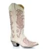 Corral Boots Women's Corral Western Boots Handcrafted White