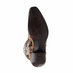 Corral Boots Corral® Ladies Inlay Embroidery & Studs Distressed Brown Ankle Boots A4190 -Corral Boots A4190E