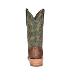 Corral Boots Men's Corral Python Exotic Boots Handcrafted Green -Corral Boots A4287 boot 13