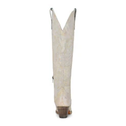 Corral Boots Corral Ladies Over The Knee Distressed White Western Boots A4311 -Corral Boots A4311 boot 13