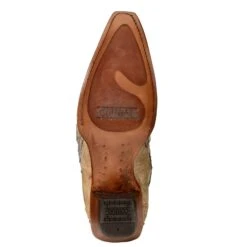 Corral Boots Corral Ladies Scarlett Bone Glitter Overlay Embroidery & Crystals Boots C3356 -Corral Boots C3356 5