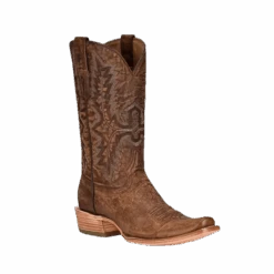 Corral Boots CorralĀ® Men's Brown Embroidered Narrow Square Toe Boots A4229