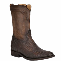 Corral Boots Corral Men's Embroidered Lizard Teju Brown Western Boots C3887
