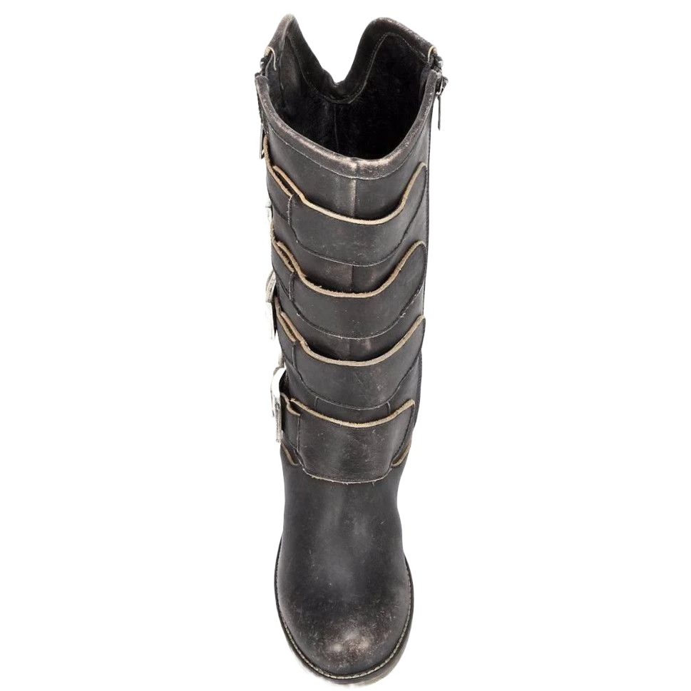 Corral Boots Corral Ladies Distressed Black Straps And Zipper P5079 2 Corral Boots Corral Ladies Distressed Black Straps And Zipper P5079 - Image 2