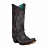 Corral Boots Corral Ladies Black Stud & Crystal Overlay Western Boots C3826