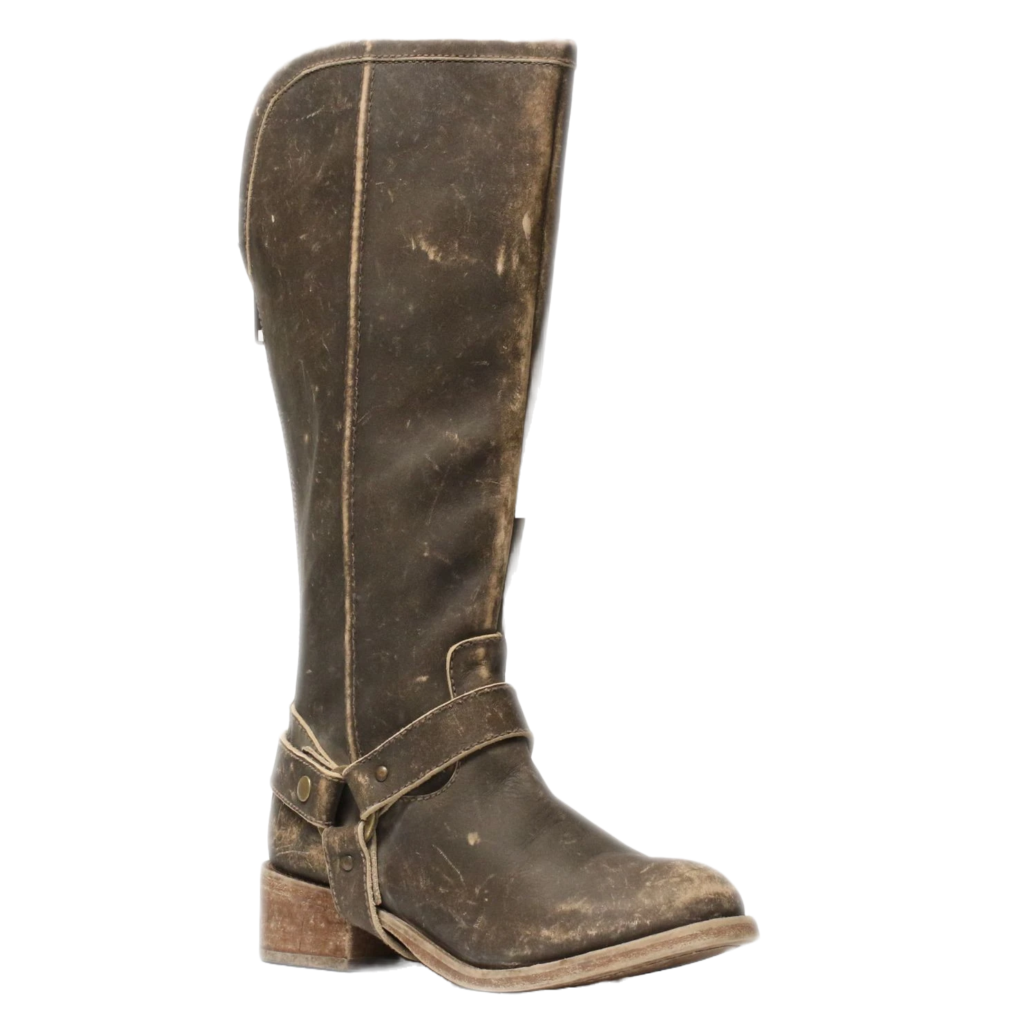 Corral Boots Corral Ladies Distressed Brown Tall Harness Boots P5100 1 Corral Boots Corral Ladies Distressed Brown Tall Harness Boots P5100