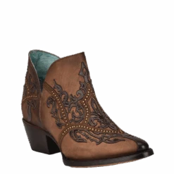 Corral Boots Corral® Ladies Orix Studded & Overlay Pointed Toe Booties C3839