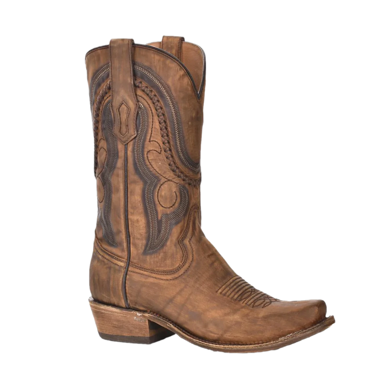 Corral Boots Corral® Men's Gold Cowhide Square Toe Boots A3479 1 Corral Boots Corral® Men's Gold Cowhide Square Toe Boots A3479