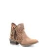 Corral Boots Women’s Corral Leather Ankle Boots Handcrafted Camel