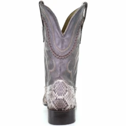 Corral Boots Corral Men's Natural Rattle Snake Square Toe Western Boots A3800 -Corral Boots Untitled31321321