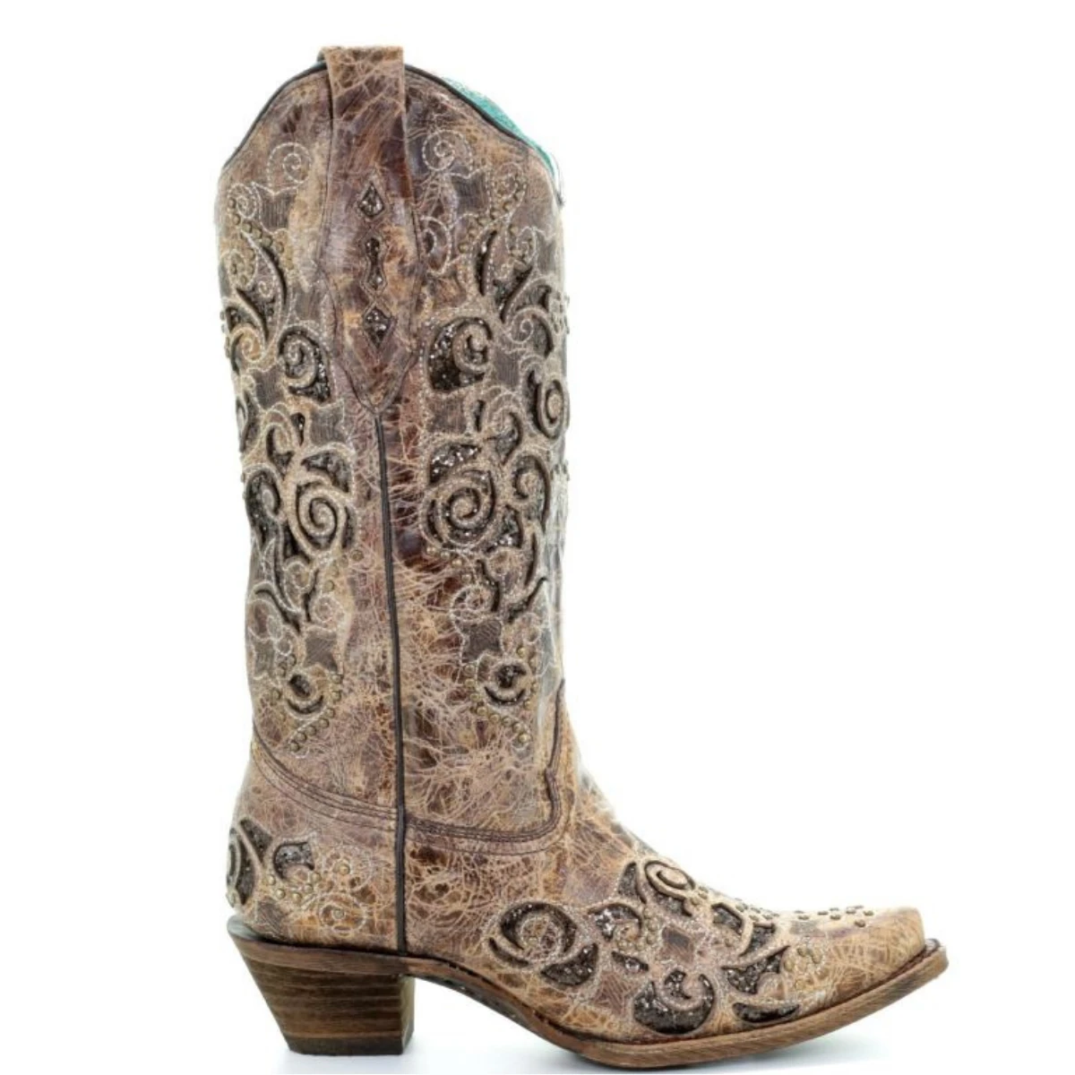 Corral Boots Women’s Corral Western Boots Handcrafted Brown 2 Corral Boots Women’s Corral Western Boots Handcrafted Brown - Image 2