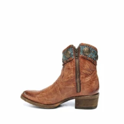 Corral Boots Women’s Corral Ankle Boots With Conchos Handcrafted Cognac -Corral Boots Untitleddesign 2021 11 01T140355.246