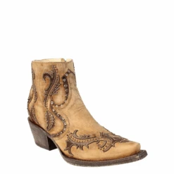 Corral Boots Women's Corral Western Boots Handcrafted Tan