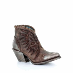 Corral Boots Women’s Corral Ankle Boots Handcrafted Brown