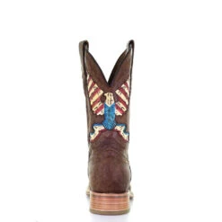 Corral Boots Corral Men's Eagle Inlay Brown Square Toe Boots A4106 -Corral Boots ab6035e8cf8cec8b57cae5eb60224508