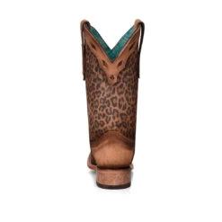 Corral Boots Corral Ladies Leopard Print Square Toe Boots C3788 -Corral Boots unnamed 3